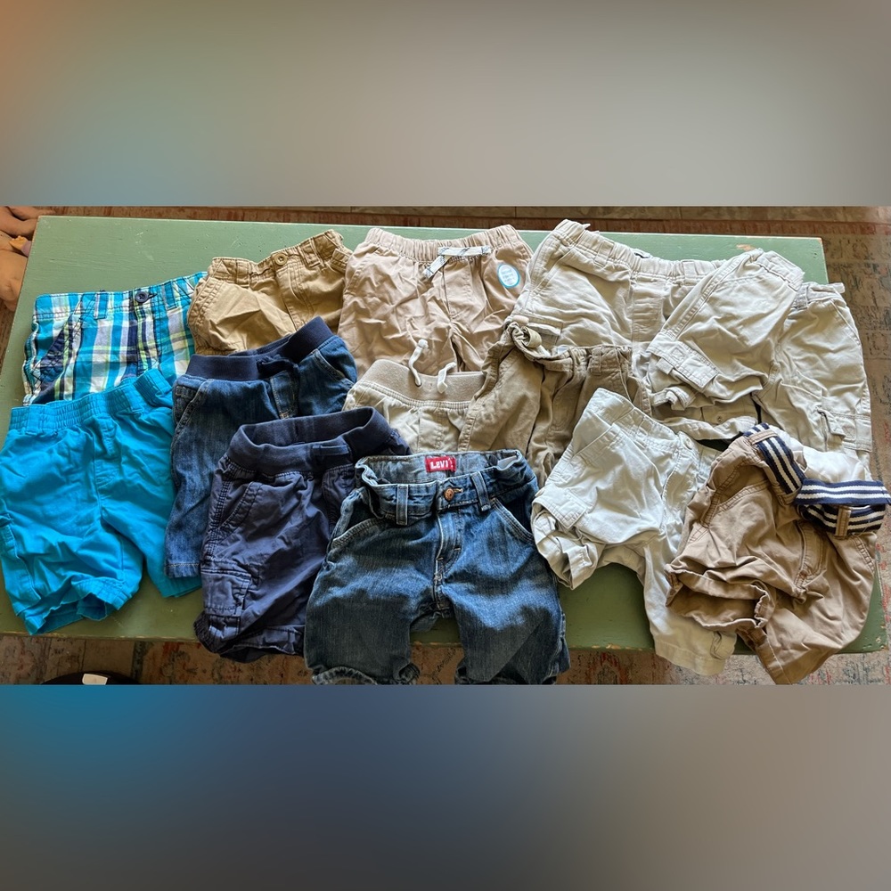 3T Boys Casual/Cargo Short Bundle! 13 pairs!